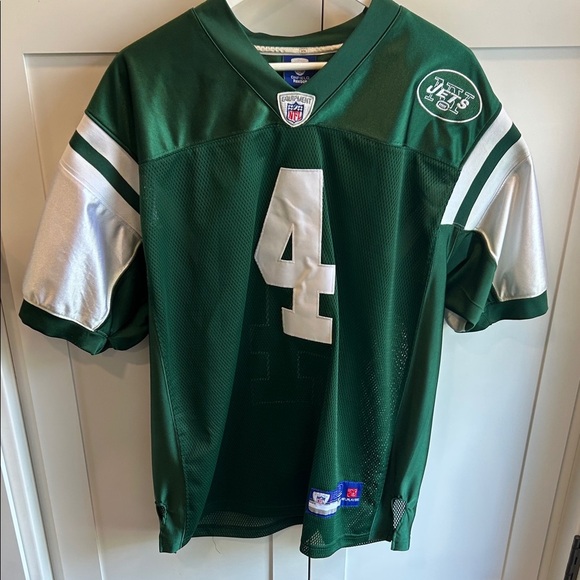 Reebok Authentic Brett Favre Size 50 New York Jets Jersey Football Game Day - Picture 3 of 16